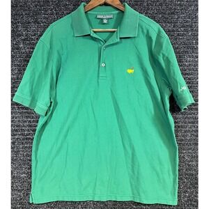 Masters Collection Polo Shirt Golf Augusta National Pima Cotton Green XL